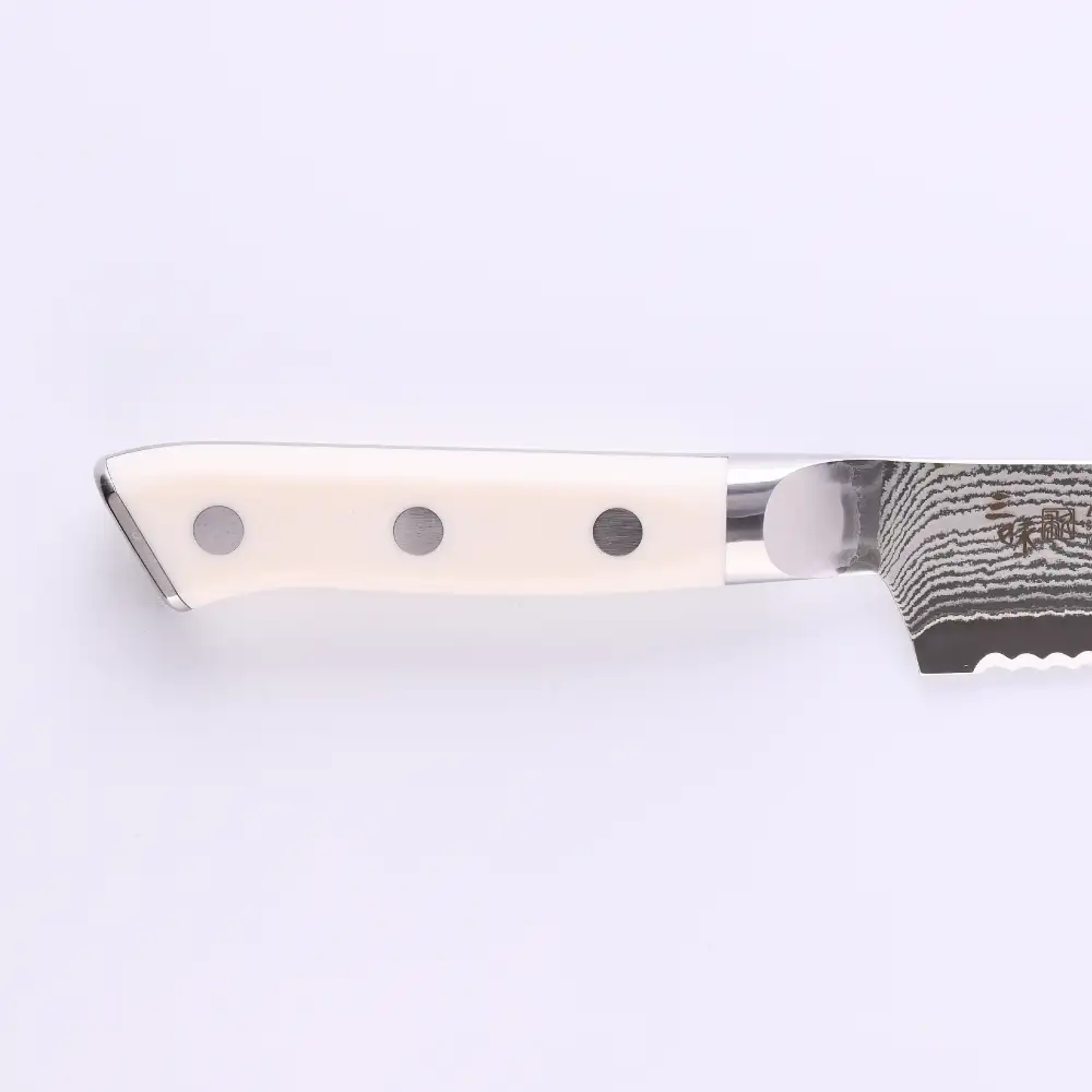 H67-14 三昧 クラシック ダマスカス コーリアン パン切り包丁 230mm