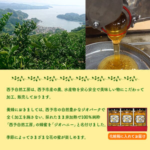 みかん蜂蜜「ジオハニー」170g×３瓶（化粧箱入り） USS0005