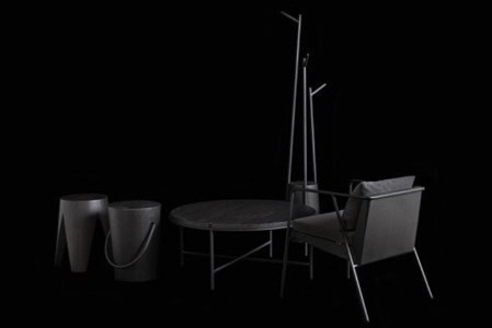 【FIL】ラウンジチェア -スミ リミテッド- MASS Series Lounge Chair -SUMI LIMITED-　小国杉 イージーチェア ローチェア 椅子 チェア 背もたれ 肘掛 クッション インテリア 家具 木製 無垢材 天然木 炭 黒 受注生産 おしゃれ リビング ダイニング ギフト Foreque 熊本 阿蘇 南小国町 送料無料