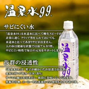 F6-0812／【5回定期】飲む温泉水/温泉水99（11.5L×2箱）