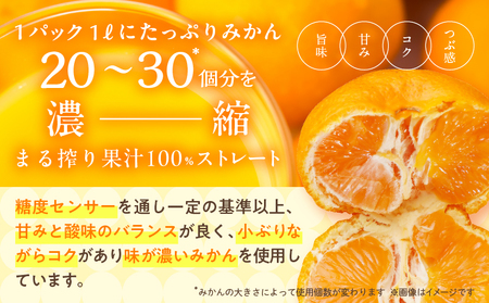 果汁 100％ まる搾り みかん ジュース 1000ml×3本 機能性表示食品 飲料 ソフトドリンク 果物 フルーツ 柑橘 ミカン_BD62-22