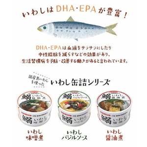 いわし味噌煮 170g×24缶【DHA・EPA・長期保存可能】 [気仙沼市物産振興協会 宮城県 気仙沼市 20565211]