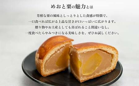 ＜御菓子司梅園＞ めおと栗5個入（簡易包装） F4N-1595