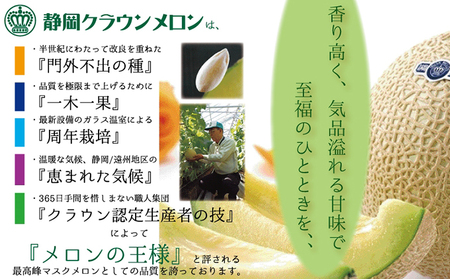 クラウンメロン山等級　2玉【桐箱入】【配送不可：離島】 果物類 メロン青肉 フルーツ 桐箱入り 