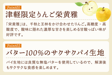 りんご 弘前アップルパイ 栄黄雅（えいこうが）1個