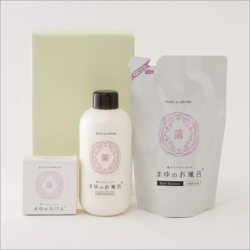 まゆのお風呂・まゆの石けんセット