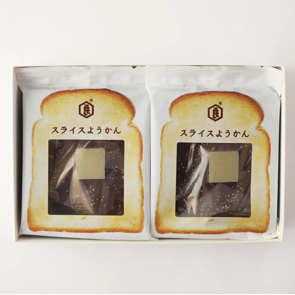 【 京菓子司 亀屋良長 】スライスようかん4袋［ 京都 パンにのせて焼くと小倉バタートーストに スイーツ 羊羹 あんこ あんバター パン おいしい 人気 おすすめ お取り寄せ お菓子 和菓子 ］