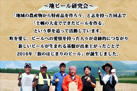 北海道  旅のはじまりのビール 330ml×6本セット ギフトボックス入り コースター6枚付き ビール クラフトビール 地ビール 酒 お酒 麦酒 beer HOTEL NUPKA プレゼント 手土産 贈り物 ギフト gift お取り寄せ 送料無料 十勝 士幌町【L08】