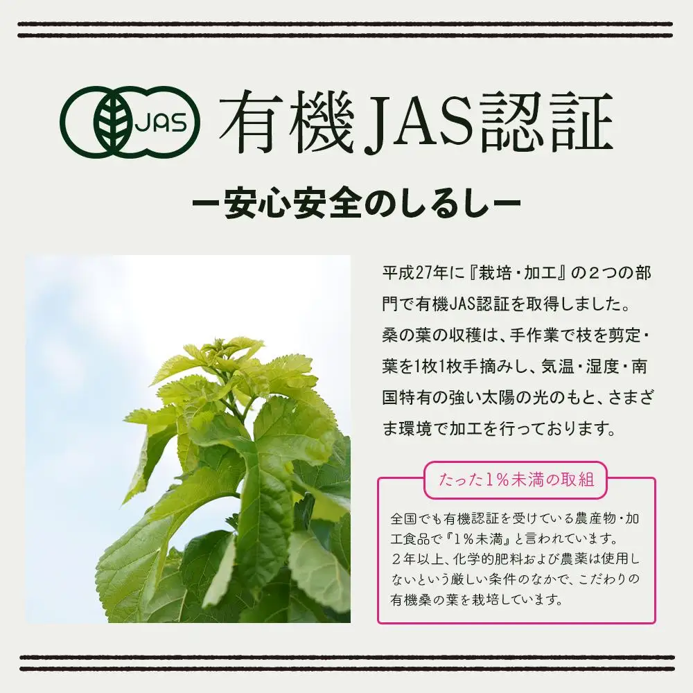 桑抹茶セット（身体にやさしいオーガニック）