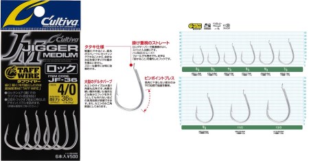 【オーナーばり】ジギングフックセット（3種・計15袋） 25-19