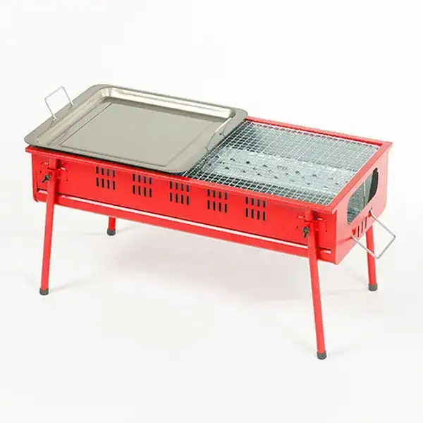 ★18点セット★ 初心者にも BBQコンロ 高さ調節 収納バッグ 赤 他カラー有 SUCK UK BBQ TOOLBOX サックユーケー バーベキュー ツールボックス