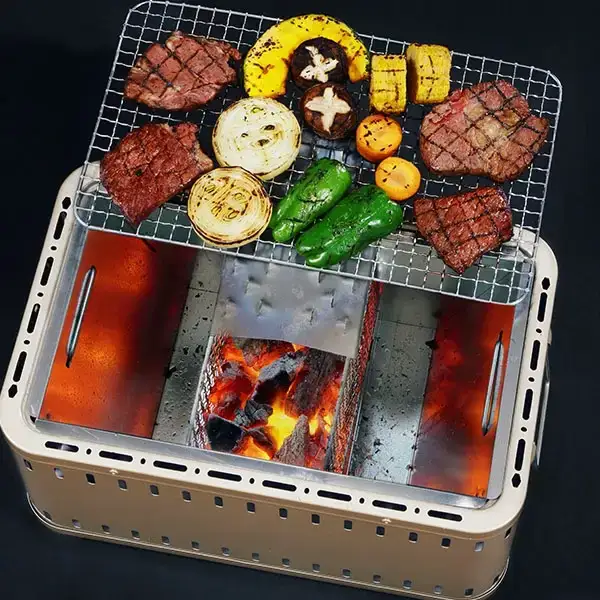 アウトドア [グリーンライフ] 少煙シチリンセット 七輪 キャンプ用品 アウトドア