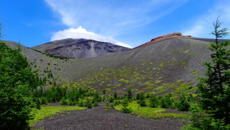 0050-18-04　富士山 宝永火口トレッキング　ガイド付きエコツアー