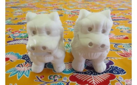 「自然体験学校」とっておきのシーサー絵付け体験（ペアチケット） - シーサー 絵付け 色塗り 体験 思い出 記念 オリジナル 自分だけのシーサー 置物 インテリア 厄除け 縁起物 おすすめ 沖縄県 八重瀬町
