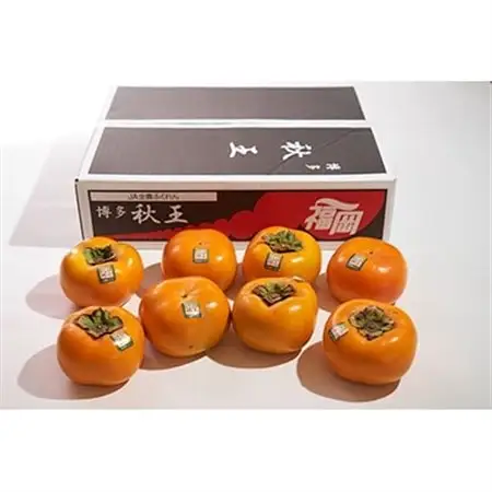 【先行受付】秋王(あきおう)3.5kg箱(8-12玉)(大野城市)_柿 かき カキ 果物 フルーツ ふるーつ くだもの 青果 あきおう 秋王 国産 新品種 産地直送 ブランド オリジナル 冷蔵 限定 高糖度 甘い 希少_【配送不可地域：離島】【1092789】