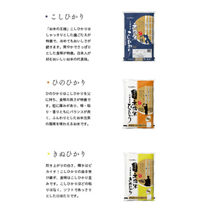 無洗米 コシヒカリ ヒノヒカリ キヌヒカリ 計 15kg (各 5kg ×3袋) 食べ比べ セット 小分け 米 お米 精米 白米 銘柄米 ブランド米 15キロ 産地直送 兵庫県産 兵庫 兵庫県 小野市