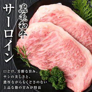 【B01007】サーロインステーキ 計約800g 約200g×4枚 鹿児島県産 黒毛和牛 A4 A5 等級 国産 ステーキ 贈答【新村畜産】