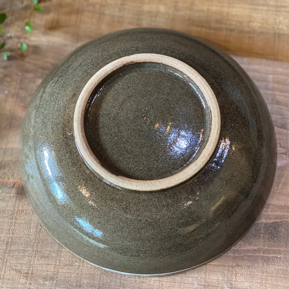 【上鶴窯】Large bowl HAKEMEシリーズ D8