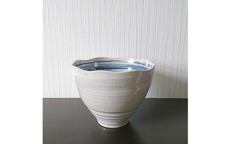 大谷焼 幻の渦潮麺鉢４個セット（茶２個、白２個）　鳴門　陶器　食器　麵鉢　おしゃれ　ギフト　母の日　父の日　敬老の日　結婚祝い　クリスマス　大谷焼