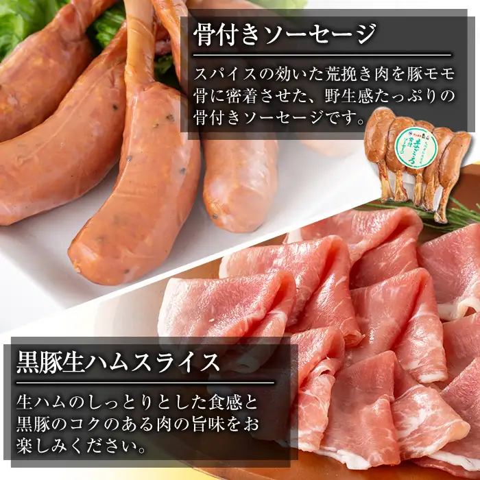 【ふるなび限定】 鹿児島 シャルキュトリ 6種 計1.4kg超 ウインナー ソーセージ ベーコン 生ハム【ナンチク】 i320-z FN-Limited-PR