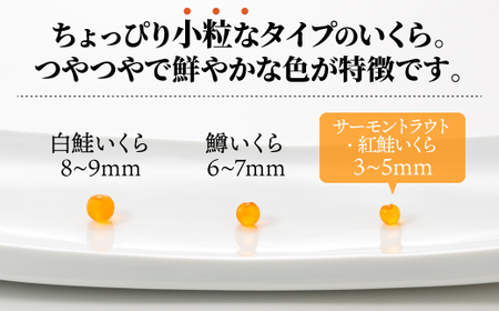 A1594.いくら醤油漬（サーモントラウト・紅鮭）400g（200g×2パック）