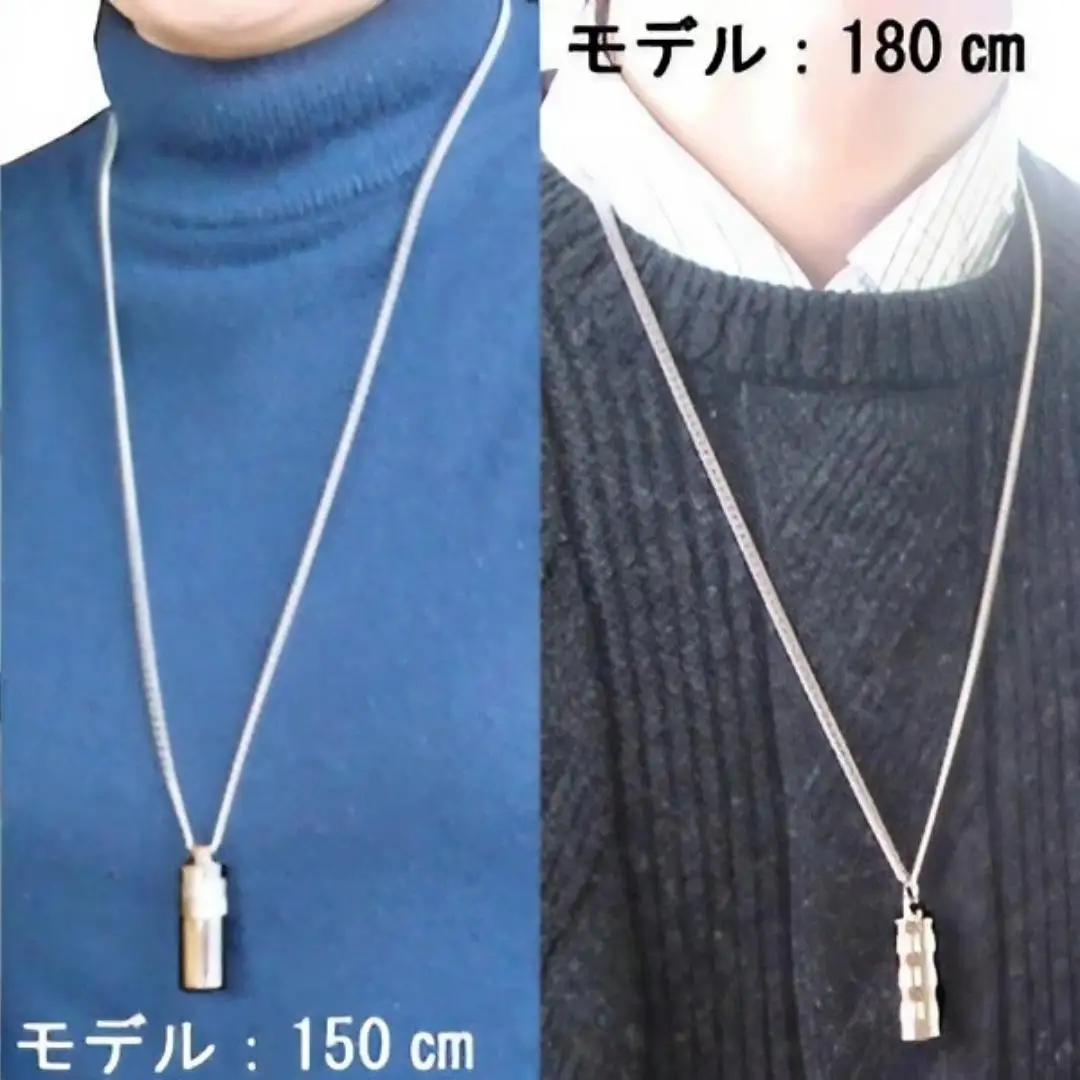 純チタン ニトロネックレス  70cm ローレットタイプ チタン  [leger（レジエ）]【047P002】