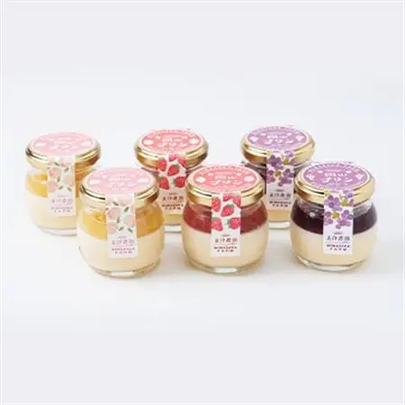 岡山プリン3種詰合せ　6個入(いちご・ぶどう・白桃)_菓子・スイーツ プリン  _【配送不可地域：離島】【1130057】