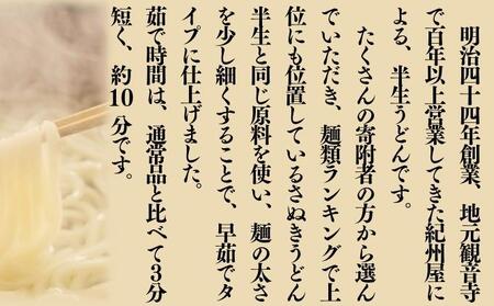 《モチモチに強いコシ》 さぬきうどん 半生 早ゆでタイプ 30人前（3人前×10袋） 香川 紀州屋 本場讃岐うどん 麺類 国産 半生麺 香川県 ご当地 高評価 特産品 長期保存 半生うどん 麺 人気 お取り寄せグルメ 