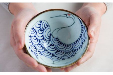 【陶器市特集】【波佐見焼】kotohogi くらわんか碗 茶碗 鶴亀 セット 食器 皿 【西海陶器】 [OA108] 波佐見焼
