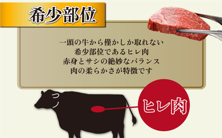 【数量限定】＜冷蔵・真空包装＞宮崎牛旨味全開食べ比べセット(合計540g、ヒレ140g・ロースステーキ200g×2枚) 牛 牛肉 食べ比べ_K008-021