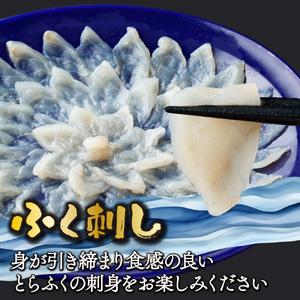 ＜毎月数量限定＞年末年始や宴会に！とらふく本格刺身セット(2人前) 刺身 セット とらふく_K023-001