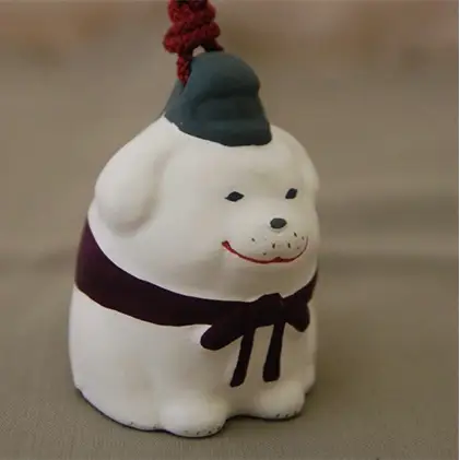土鈴　聖徳太子の愛犬「雪丸」 インテリア 工芸品 キャラクター 