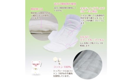 ナチュラムーン生理用品　昼用羽付き16個入×6個 ファッション 女性 レディース 雑貨 日用品 防災 防災グッズ 