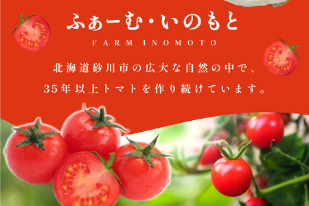 【先行予約】 無塩 トマトジュース 国産 ミニトマト100％ジュース 180ml ×6本 セット [ふぁーむ・いのもと 北海道 砂川市 12260392]