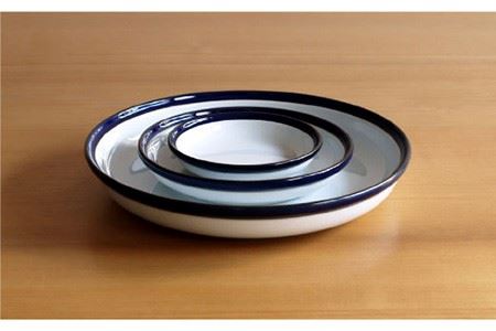 【陶器市特集】【白山陶器】【ロングライフデザイン】マルティブルー 3号皿 5枚セット 食器 皿 【波佐見焼】 [TA100] 波佐見焼