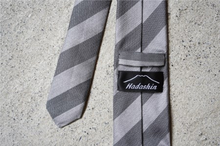 【Hadashin】トップ糸ネクタイ 203 (ネイビー)　ネクタイ シルク プレゼント フォーマル ビジネス 