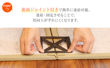 ユニット畳「あぐら」6枚セット（ライトグリーン）　AA087