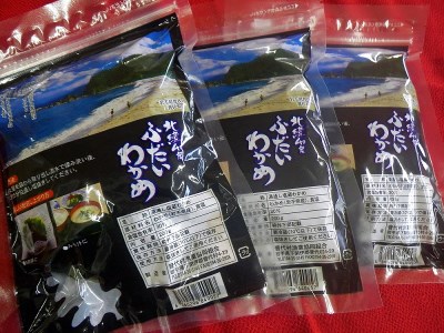 北緯40度ふだいわかめ（湯通し塩蔵わかめ）200g×3袋 三陸産 国産