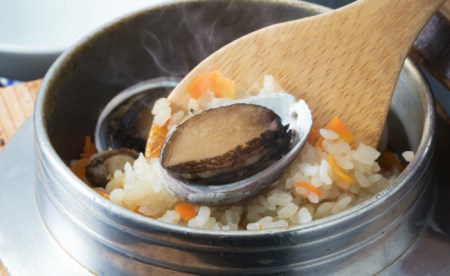 ながれこ釜飯1合用（あわびの仲間・あわび 科貝類）