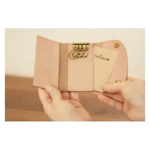 本革 キーケース 日本製 レザー 革製品 高級 Bliss ピット鞣し WH-08 マスタード