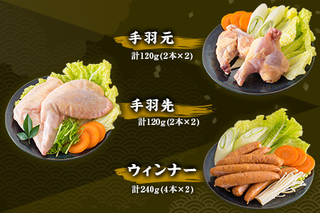 6種類 具材入り みやざき地頭鶏 つみれ 鍋 セット 4 ～ 5人前 数量限定 鶏肉 チキン 国産 食品 地鶏 もも むね 手羽元 手羽先 ウインナー 鍋つゆ ブランド鶏 ご褒美 真空冷凍 おすすめ 贈り物 ギフト プレゼント お取り寄せ グルメ 宮崎県 日南市 送料無料_DA21-23