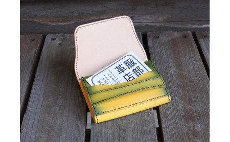 本革コンパクト財布 ボルドー[E-024001_03]