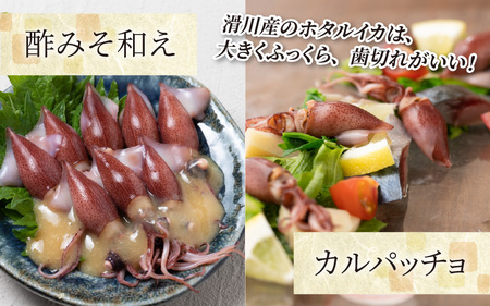 ほたるいか ボイル＆刺身セット【(有)カネツル砂子商店】※着日指定は備考欄へ　※26年3月中旬以降～ 順次発送中 ｜ ほたるいか 蛍烏賊 新鮮 富山県