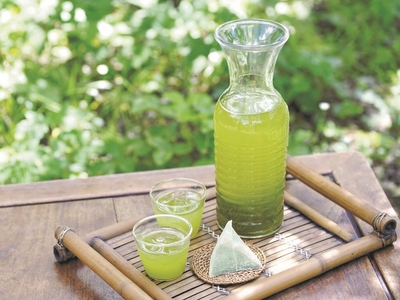 33-10 徳用抹茶入り煎茶ティーバッグ300個(50個入×2袋×3ヶ月)
