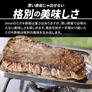 鍛冶屋の頓珍漢　ミガキ鉄板Z152T9[050S04]キャンプギア キャンプグッズ キャンプ料理 キャンプデビュー キャンプ飯