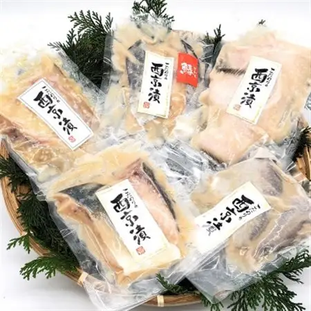 山陰の地魚100%使用　自家製　西京漬け詰合せ 笑　魚の美味しさをしっかりと感じられる西京漬けです【配送不可地域：離島】【1216340】