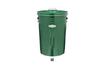 ゴミ箱 オバケツ ダストボックス 42L 渡辺金属工業 バケツ職人が作る トラッシュカン ゴミ入れ インテリア 雑貨 日用 日用品 レトロ ゴミ トタン バケツ 蓋付き 職人 手作り 屋外 室内 国産 おしゃれ オシャレ 兵庫 兵庫県 姫路 姫路市 緑