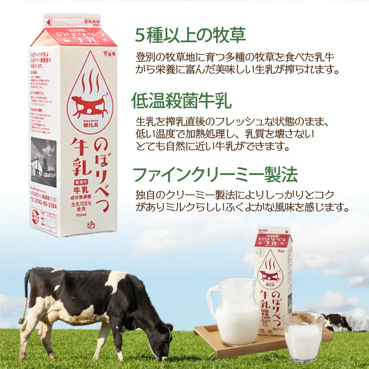 登別牛乳カステラ2本
