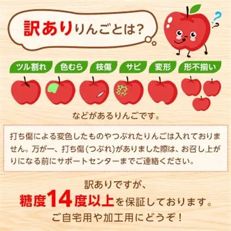 【りんご品評会最高賞】「サンふじ」約3kg・糖度14度以上保証・訳あり 家庭用 りんご_りんご 林檎 リンゴ サンふじ 果物 くだもの フルーツ 青森 りんご品評会 青森市長賞 訳あり 規格外 傷 不揃い おすすめ 人気 家庭用 人気 おすすめ_【配送不可地域：離島】【1106865】