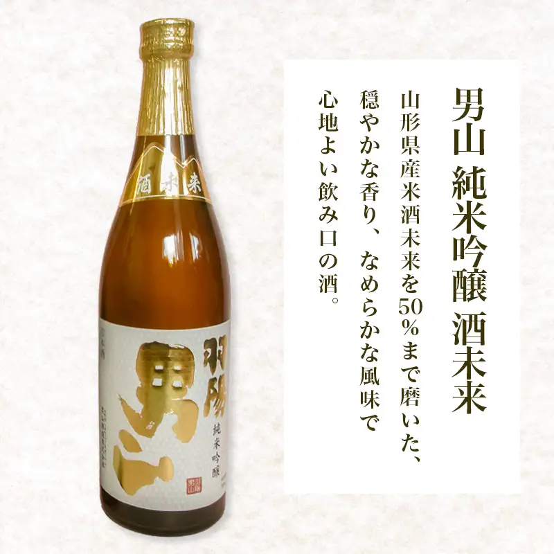 男山 大吟醸 壷天・純米吟醸 酒未来 720ml×2本セット FZ21-938